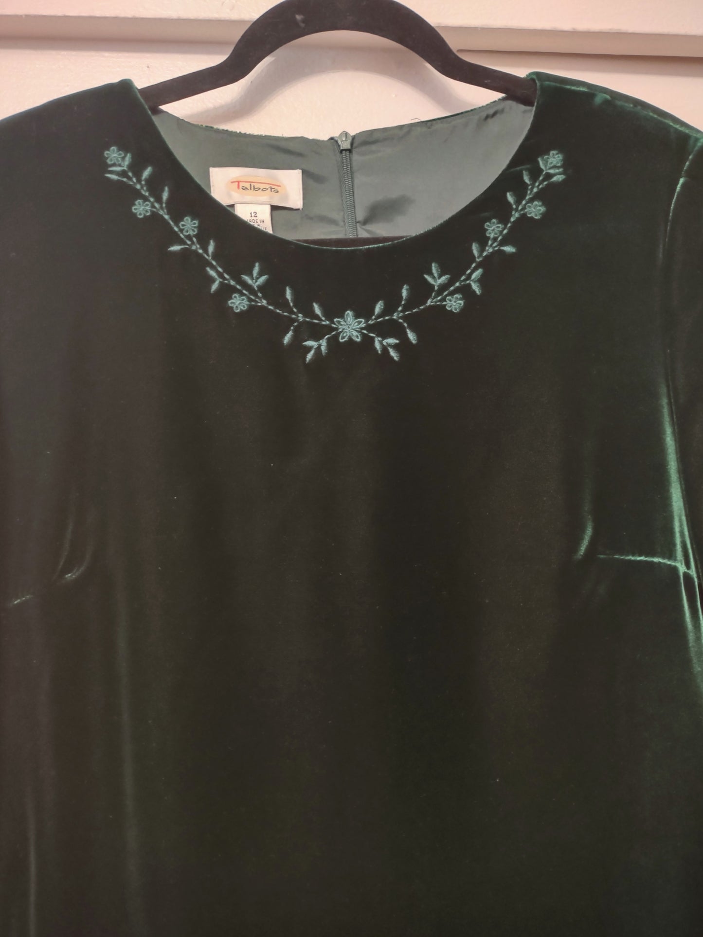 Green Velvet Maxi Dress 12