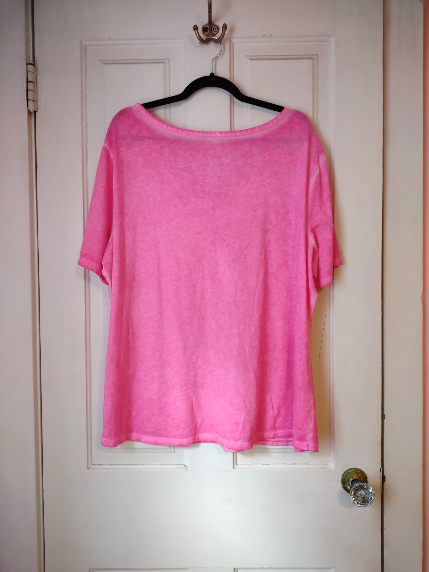 Pink Burnout T-shirt 2X