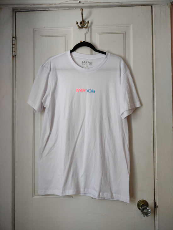 White "Knew York" Shirt Large